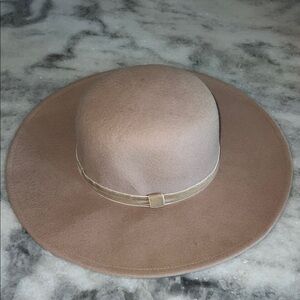 Elegant Tan Fedora Women's Hat